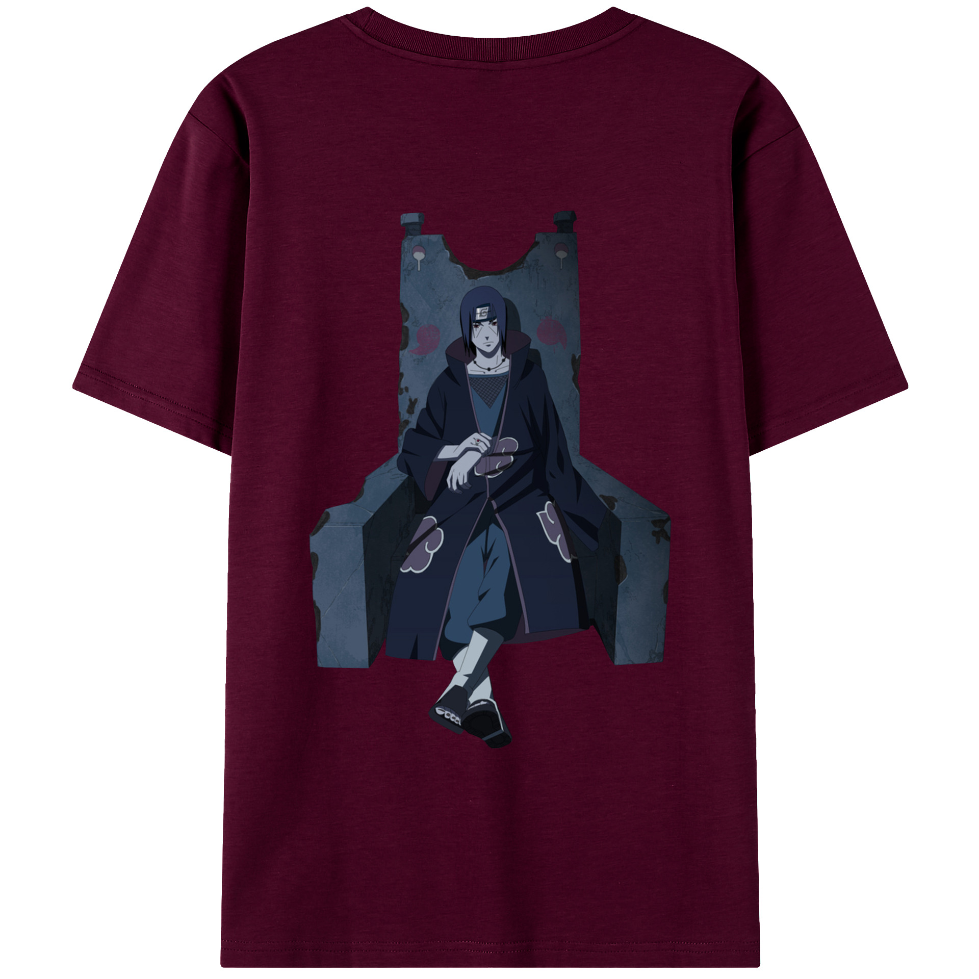 （画像用） NARUTO -ナルト- うちは イタチ Uchiha Itachi レディース半袖Tシャツ(バックプリント)